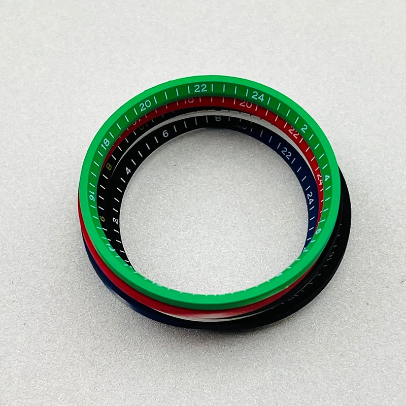 31.4mm * 27.8mm Marchio numerico Orologio in plastica Capitolo Anello Fit Seiko Tartaruga Capitano Willard Samurai King 6105 Cassa dell'orologio Parti di riparazione