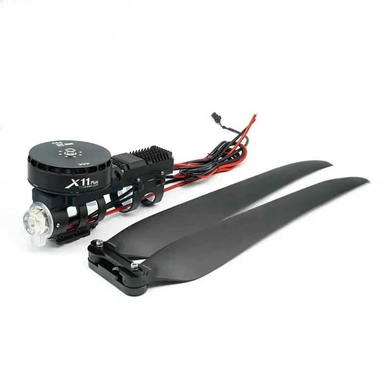 4 Sets Hobbywing X11 PLUS Motor Power 14S Plant Protection Maximum Pull 37kg with 4314 Folding Propeller for Agriculture UAV