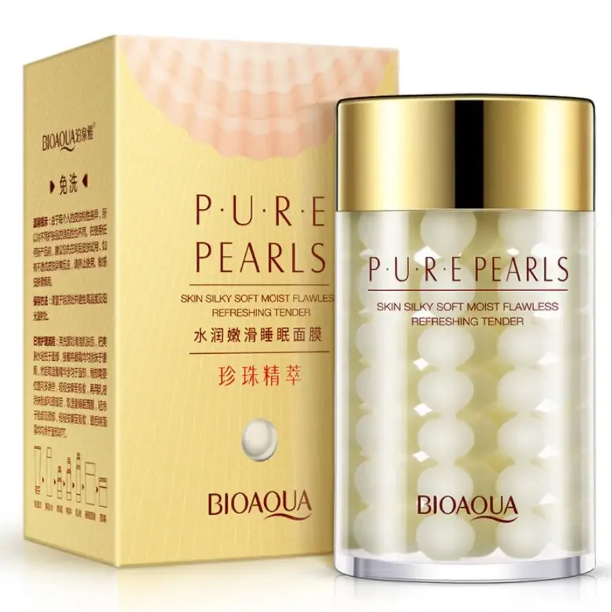 

120G Natural Pearl Moisturizing Sleeping Mask Face Care Anti Wrinkle Hydrating Oil-Control Night Facial Mask Skin Care Cream