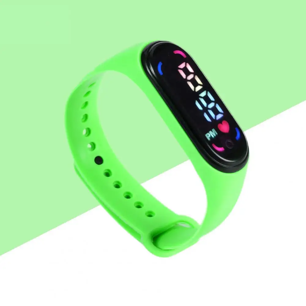 Reloj de pulsera electrónico deportivo para niños, pantalla Digital LED, resistente al agua, regalos para estudiantes