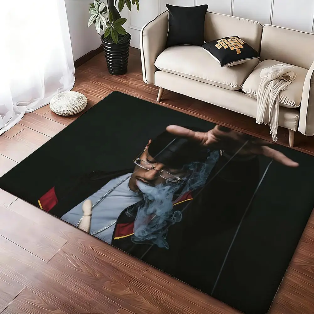 Rapper Singer F-freeze Corleone Floor Mat Soft Thickened Absorbent Non-Slip Bedroom Living Room Door Mat Home Decor Flannel Rugs