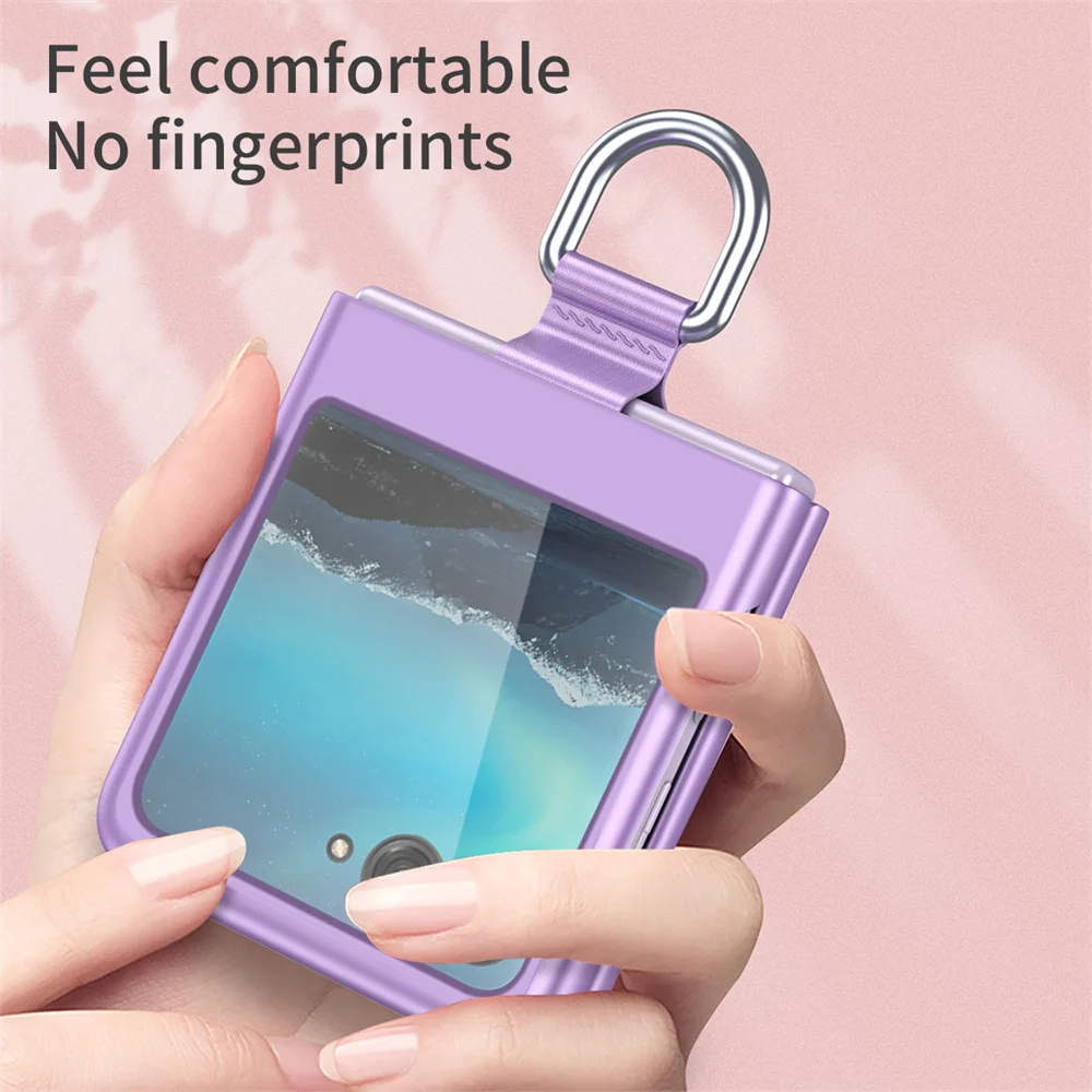 Case For Motorola Razr 40 Ultra Motorola Razr+ with Ring  Anti-Drop Phone PC Cover