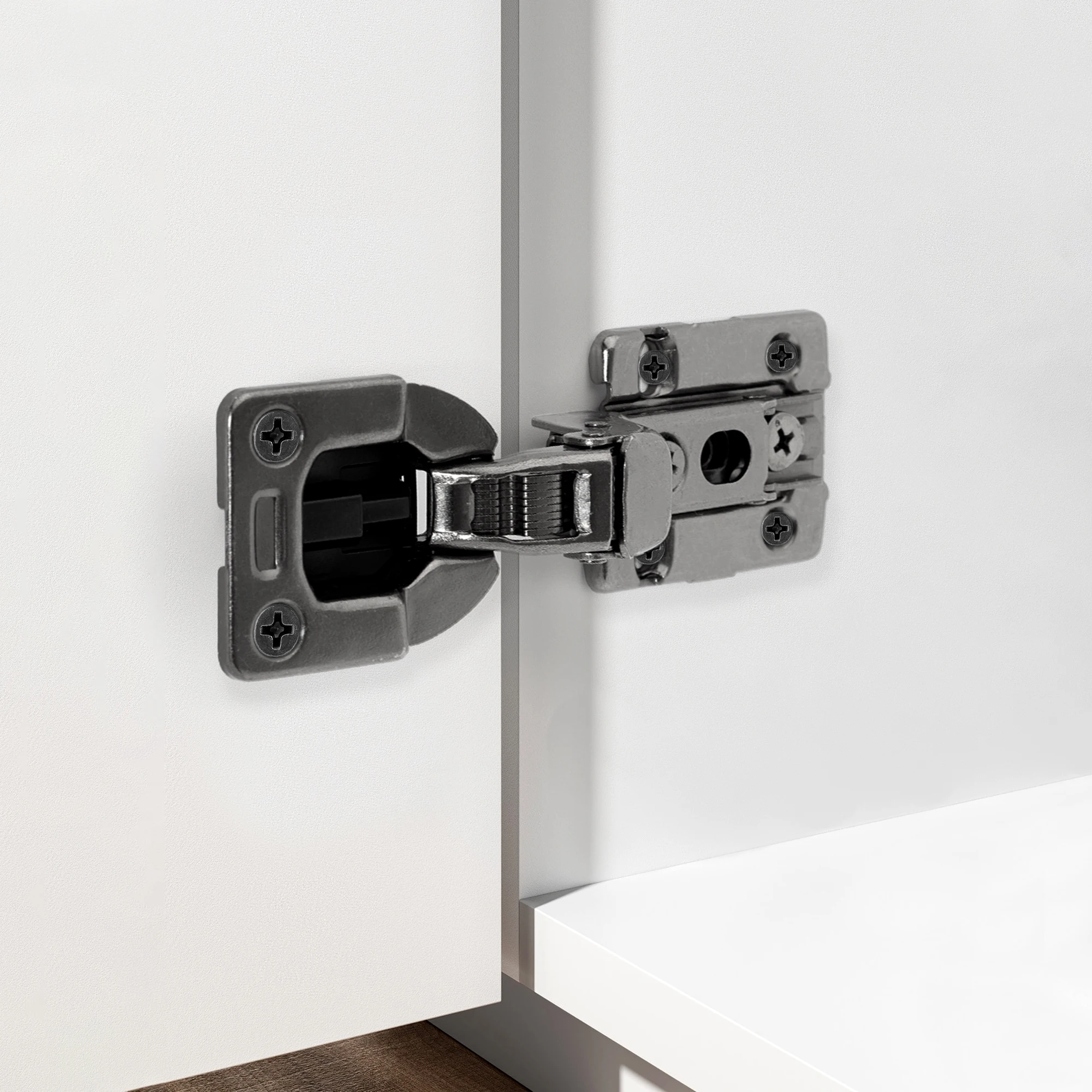Magic Cube Hidden Metal Hinges Invisible Hydraulic Damper Soft Close Furniture Wooden Door Hinge for Kitchen Cabinet Cupboard
