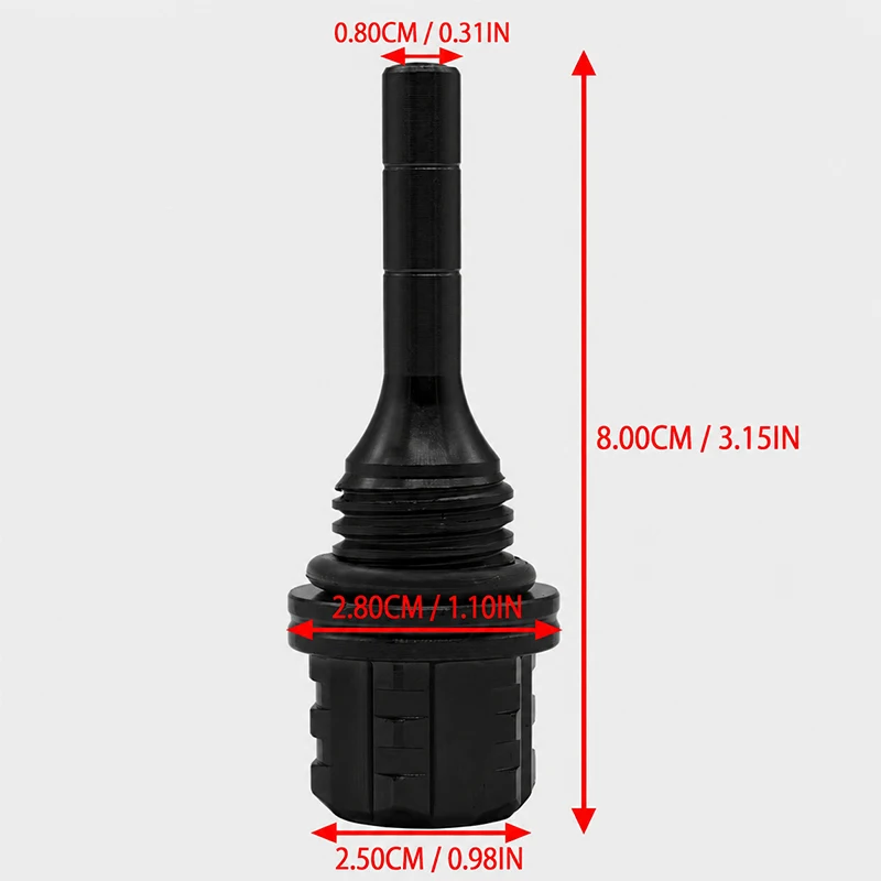 BLALION Motorcycle Engine Oil Dipstick Aluminum Alloy Motorcycle Modification Oil Dipstick Filler Cap Plug Motorcycle Accessorie