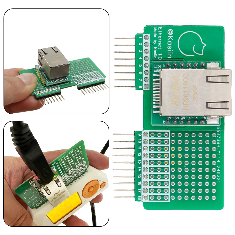 For Flipper Zero Wired Network Test Module Modification Module Development Board for Flipper Zero Attachment Accessory