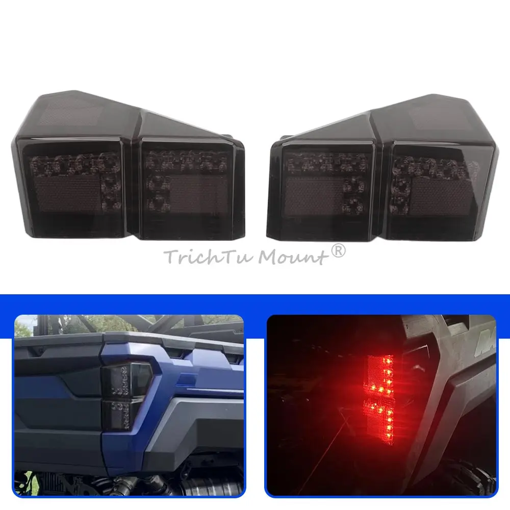 

UTV Rear Led Tail Light Brake Running Lights Fits For Polaris RANGER 1000 CREW XP 1000 XP Kinetic Replace For #2413766 2413767