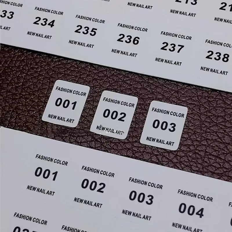 NO.1‑240 Nail Polish Number Sticker Label Color Gel Bottle Lipstick Nail Tips Mark Numbering Manicure Tool
