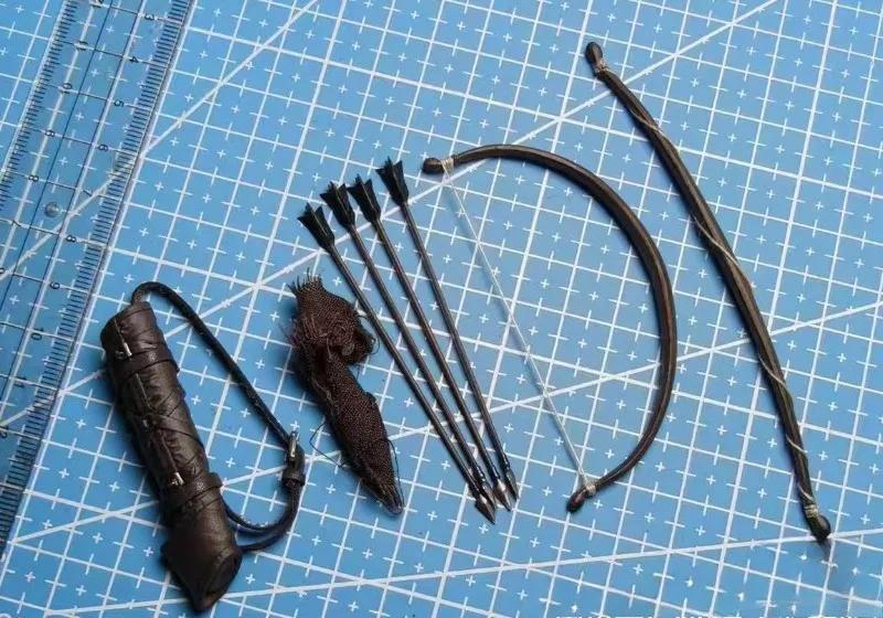 

1/12 Scale Bow and Arrow Set Model for 6" DYM202403 The King