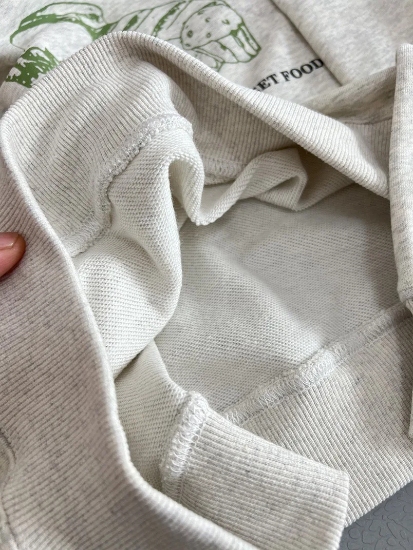 Felpa in spugna senza cappello Top da donna Donna Primavera Casual con cappuccio Nastro in stile coreano Fodera soffice Kawaii ricamato giovanile GF