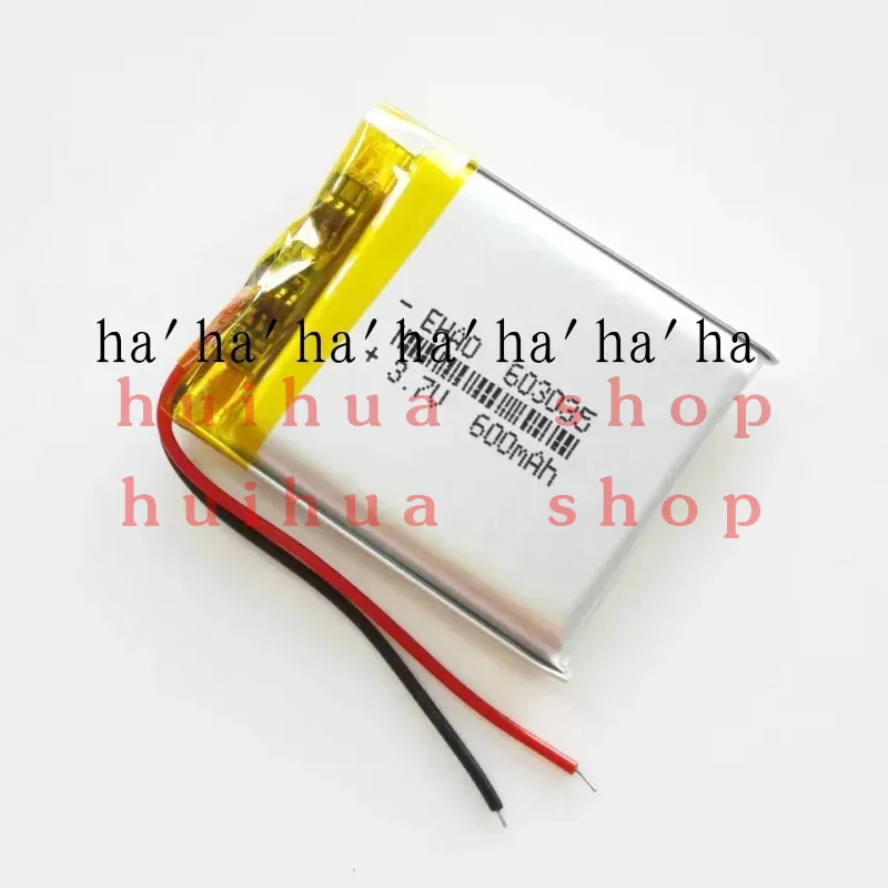 

10 PCS 3.7V 600mAh Lipo Polymer Rechargeable Battery For MP3 Camera GPS 603035 JM
