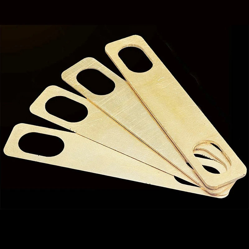 12PCS Guitar Neck Plate Guitar Gasket Replacement Guitar Neck Shim Heightening Gasket Accessories (Golden)