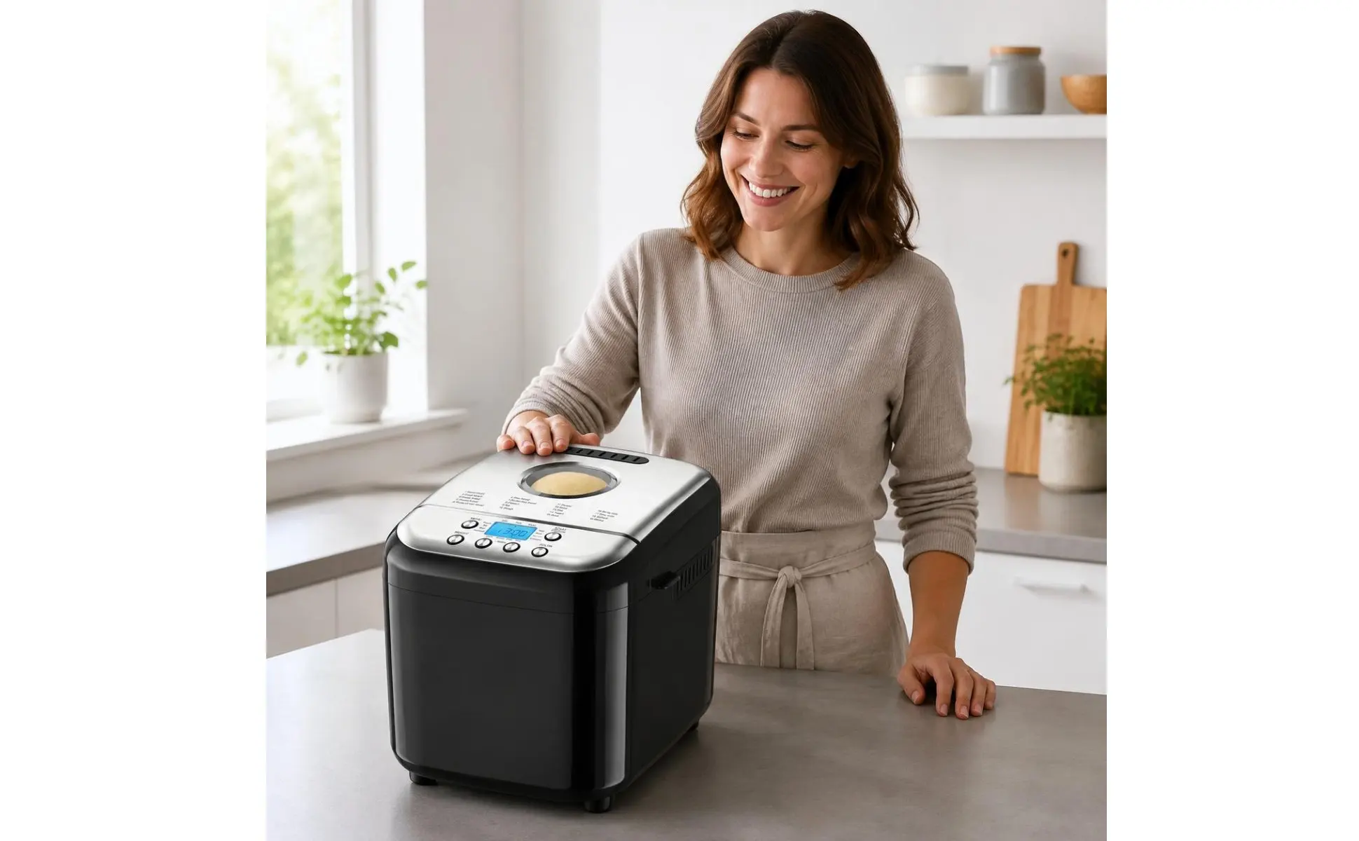 Automatic Bread Appliance 3 in 1 Bread Baking Machine Bread Mixture Appliance Constant Temperature Fermentation Kitchen