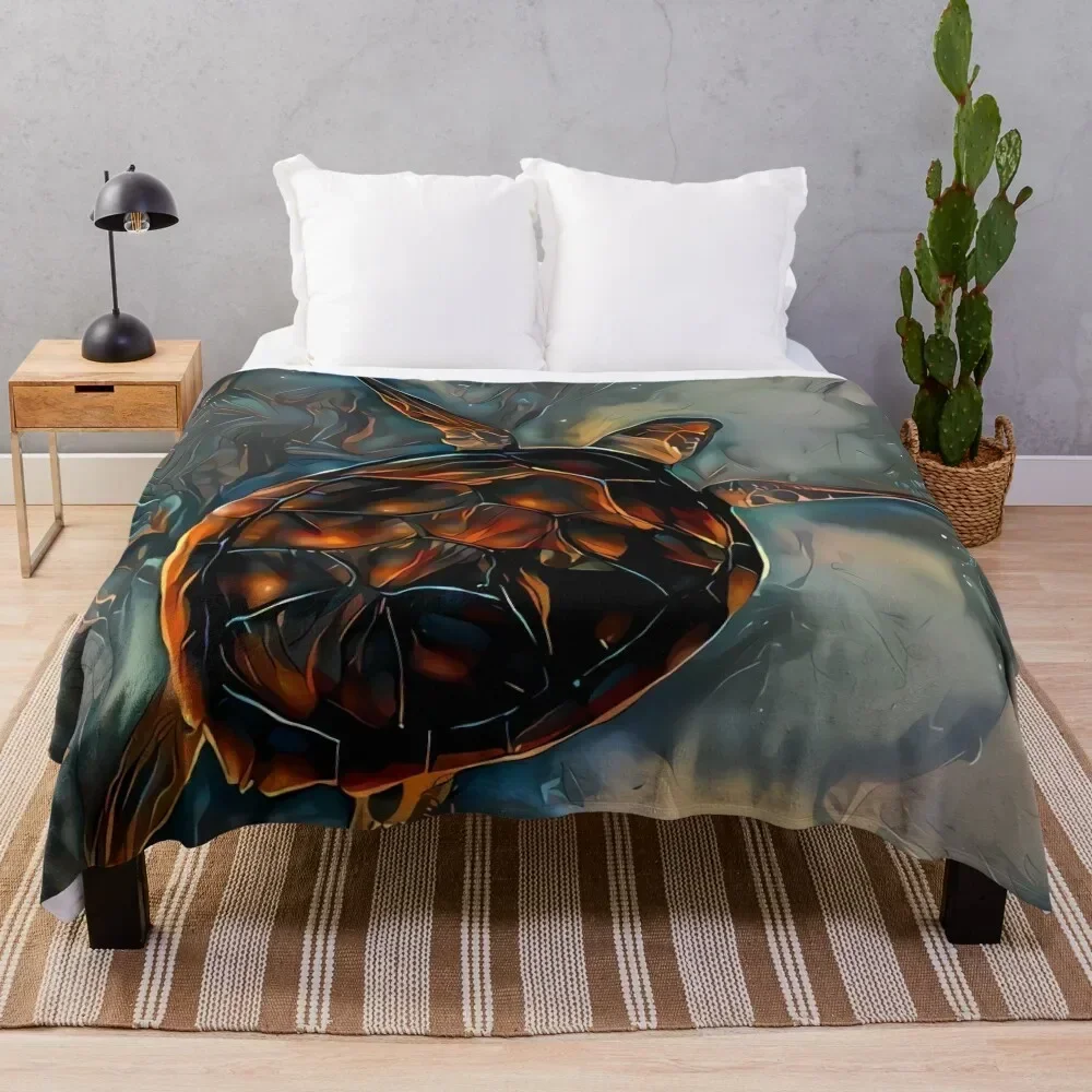 

tortoise Throw Blanket No Pilling Soft Warm Blanket for Bed