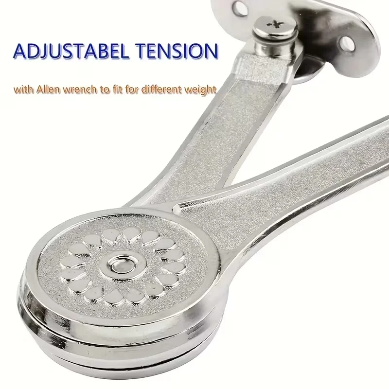 2Pcs Hydraulic Randomly Stop Hinges Hydraulic Lift Support Adjustable Kitchen Cabinet Door Hinge Zinc Alloy Furniture Hardware