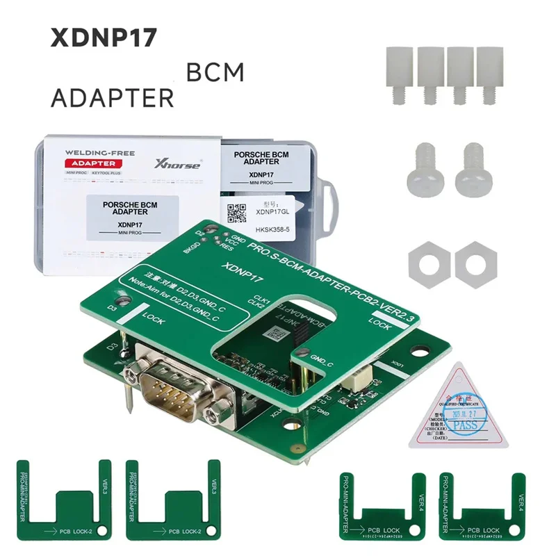 

Xhorse XDNP17 Solder Free Adapter For Porsche BCM Work With VVDI Prog, Mini Prog, Key Tool Plus