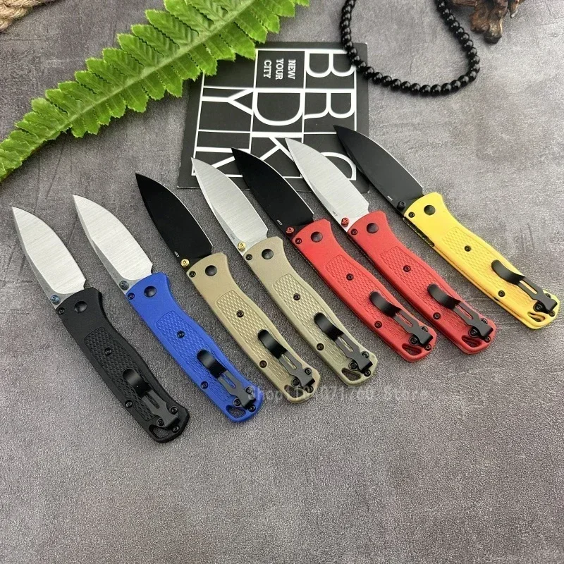 BM 535 Bugout folding knife EDC Tool Outdoor tactical military self-defense rescue practical pocket knife gift for men