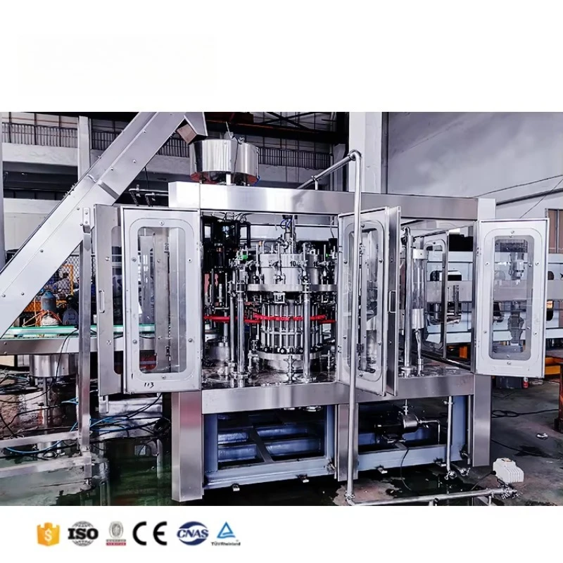 Carbonated Water Bottling Equipment Carbonated Soft Drink Making Production Line Custom
