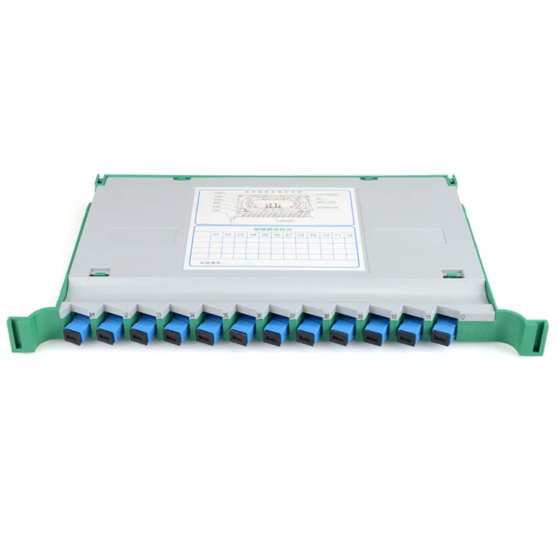 

12 core Optical fiber Splicing Tray single mode SC UPC APC pigtail integrated splice tray with ODF light delivery box