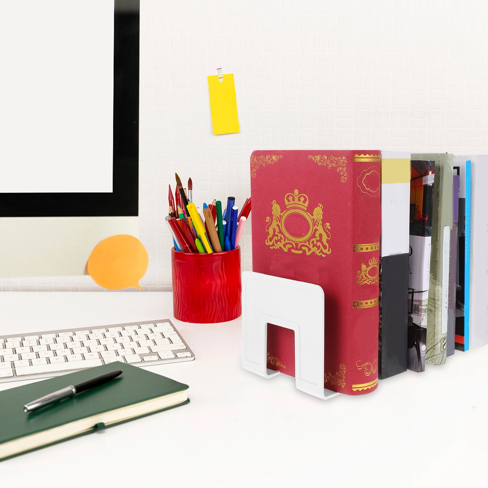 

File Storage Rack Desktop Book Organizer for Students Stand Document Holder Shelf Folder Bookshelves Bagged