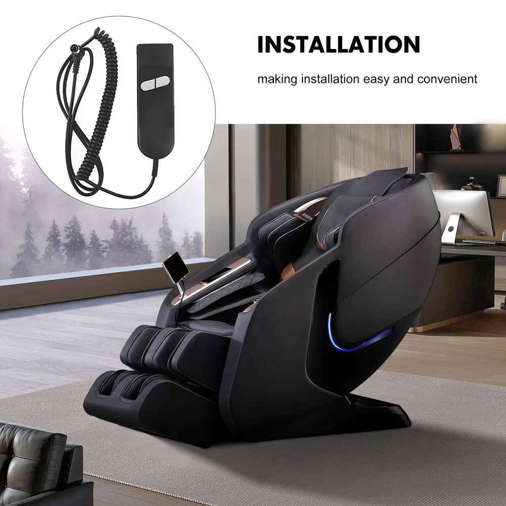 Electric Recliner Remote Control 5 Pin Handset for Single Motor Riser Chairs 160-200 cm Cable Length Black Plastic