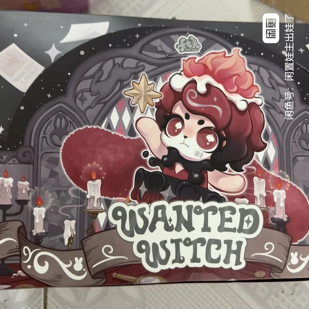 

Cup Rabbits Kawaii Cute Escaped Witch Series Mystery Box Scented Vinyl Face Doll Collectible Keychain Home Decor Birthday Gift