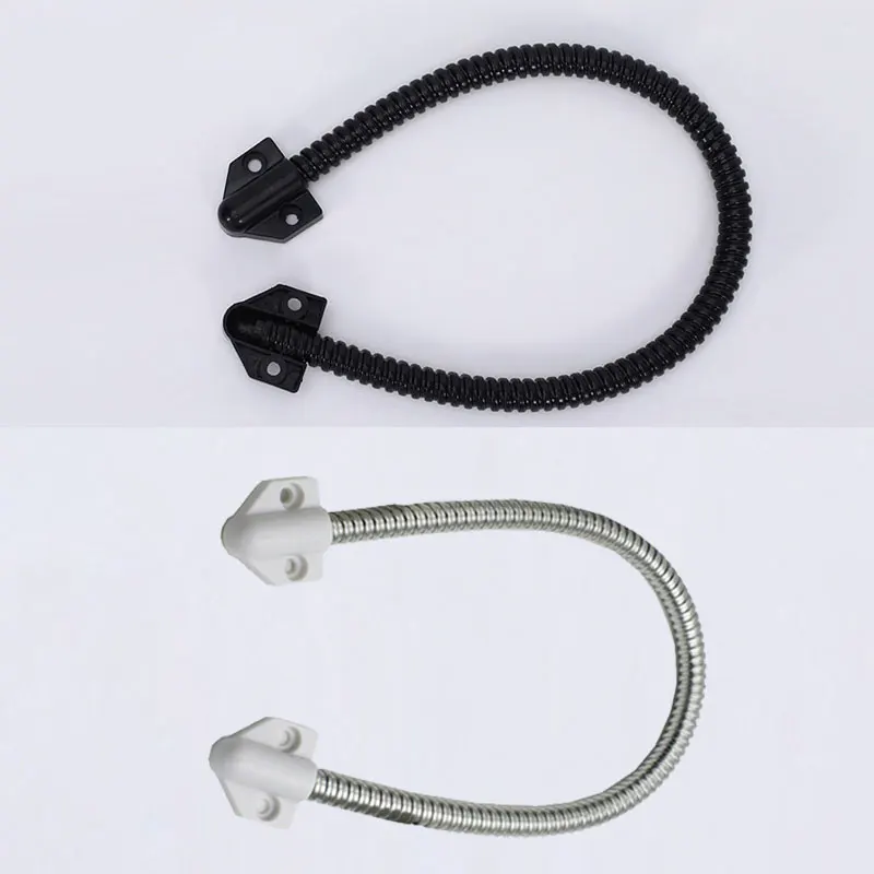 5pcs Door Loop Electric Stainless Steel Plastic Head Exposed Installation Of Protective Sleeves For Cable Routing Of Door Locks