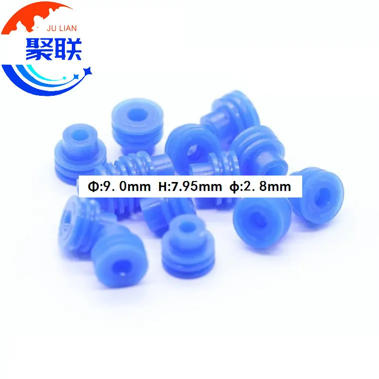 

50pcs-10000pcs 1394512-1 Φ9.0mm Rubber Seal 1928301086 Inner diameter φ:2.8mm Wire Seal 1 928 301 086 For Auto Connector