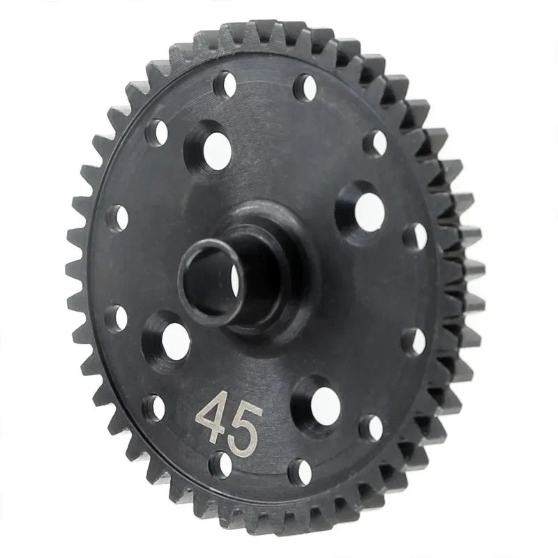[Parti di aggiornamento] Kyosho Mp9/Mp10 Speciale 45t Ingranaggio cilindrico leggero 1/8 Parti del modello di veicolo fuoristrada telecomandato Nero