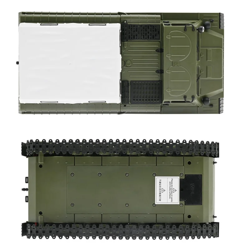 E-1 Zdalnie sterowany czołg 29CM RC Tank 1/16 2.4G Zabawki elektryczne GAZ 71 Pasuje do WPL E-1 dla dzieci Chłopcy Prezenty urodzinowe, 1B