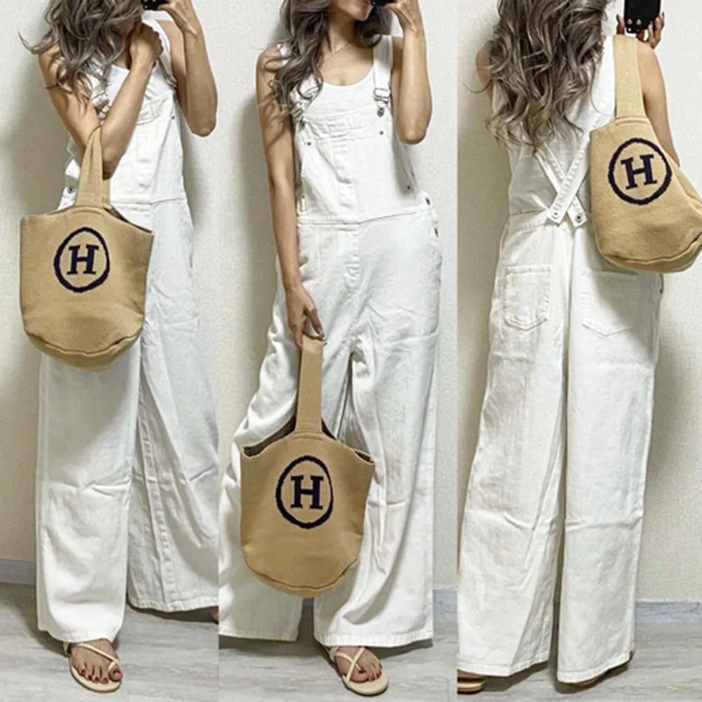 Women Jumpsuits Solid Rompers Pocket Button Square Collar Sleeveless Full Length Straight Pants Loose Fit Casual 2026 Summer