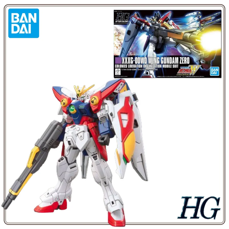 الأصلي بانداي الأصلي حقيقية HG XXXG-00W0 الجناح GUNDAM صفر أنيمي الشكل أنيمي التماثيل الأطفال تجميعها اللعب #1