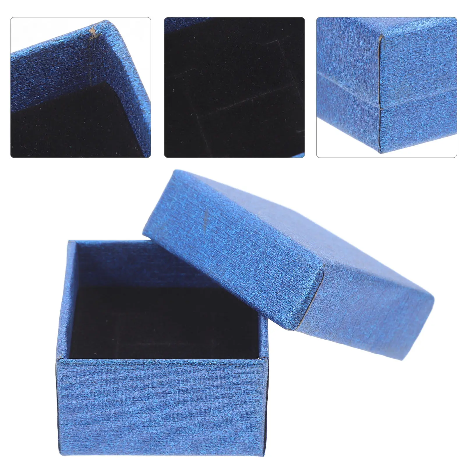 

10Pcs Jewelry Box Small Compact Organizer Protective Case for Rings Necklaces Bracelets Earrings Travel Storage