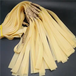5pcs Slingshot Hunting Powerful Flat Rubber Band 0.9-1.5 MM High Elasticity Outdoor Catapult Shooting Accessories