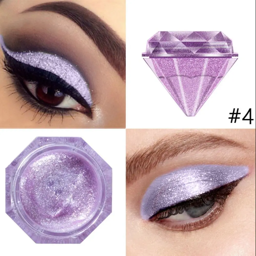 

Palette Diamond Glitter Eyeshadow Highly Pigmented Waterproof Face Glow Eyeshadow Long-lasting Shimmer Shine Eye Makeup