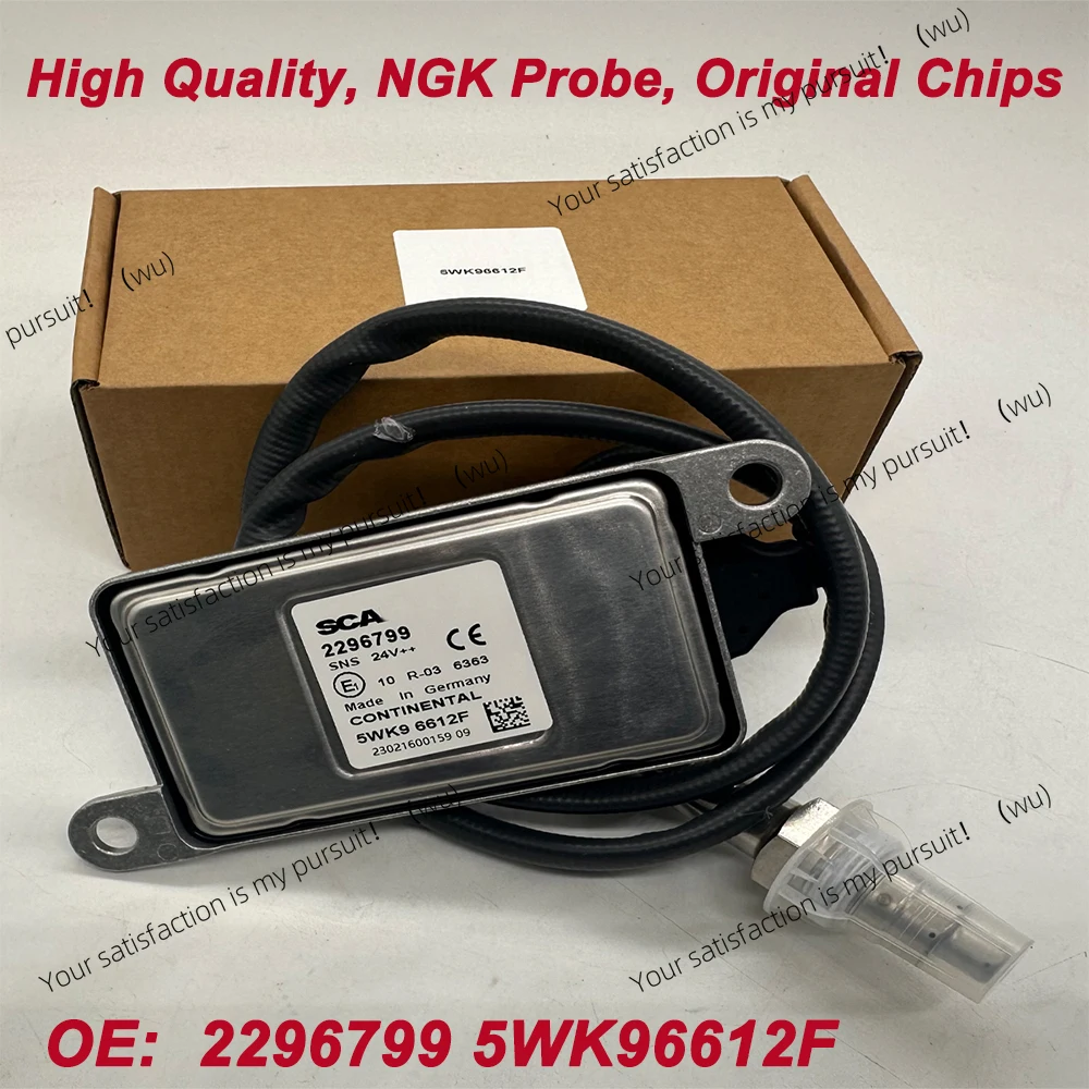 High Quality NGK Probe Made in DE CONTINENTAL 2296799 5WK96612F 2020691 2247379 5WK96612D Sensor NOX Sensor 24V For Scania