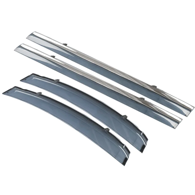 OEM Style Alphard/Vellfire Window Deflectors ABS Rain Guards with Anti-Rain & UV Protection Direct Fit for 30 Series Cars