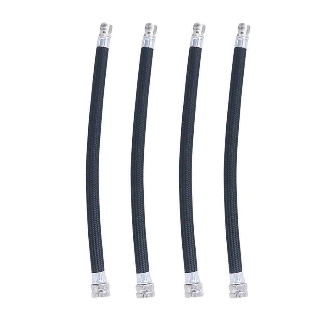 

4 Pcs Extended Air Inflator Tube Pump Extension Hose Accessories Pipe Expandable