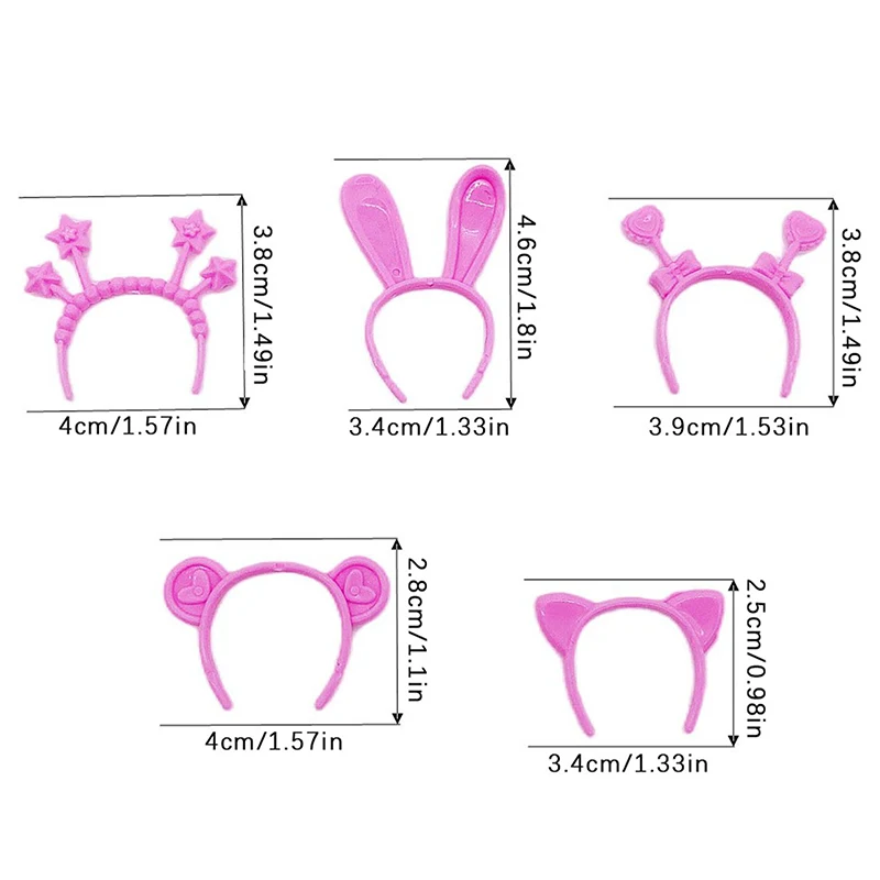 5Pcs Bento Decoration Tools Lunch Bento Box Food Headwear Buffet Sandwich Toppers Decor For Bento Decoration
