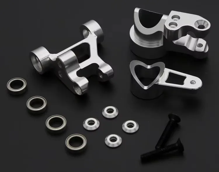 CNC precision machining all metal steering set for 1/5 LOSI 5IVE-T ROFUN LT