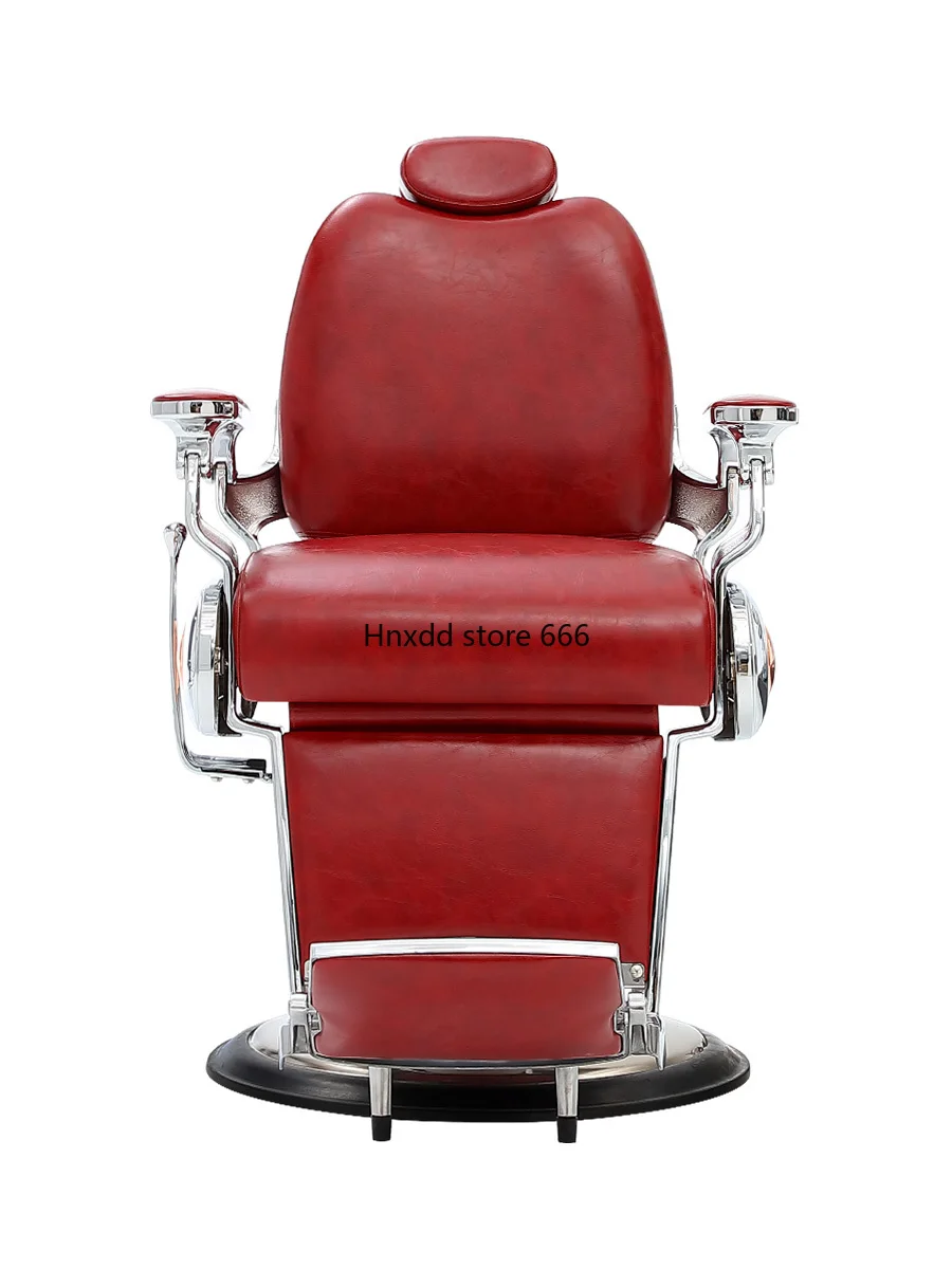 Men's Grease Chair Retro Haircut Hairdressing Chair Falls Down Vintage Haircuts