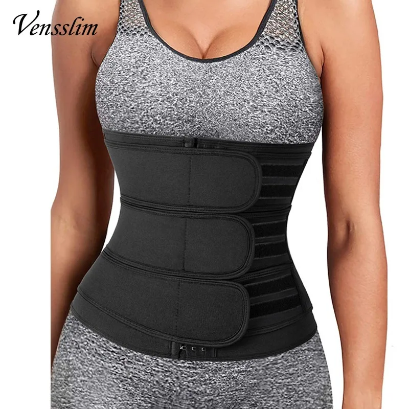 Waist Trainer for Women Neoprene 3 Strap Cincher Corset Trimmer Slimming Belt Body Shaper Workout Sport Girdle Faja Shapewear