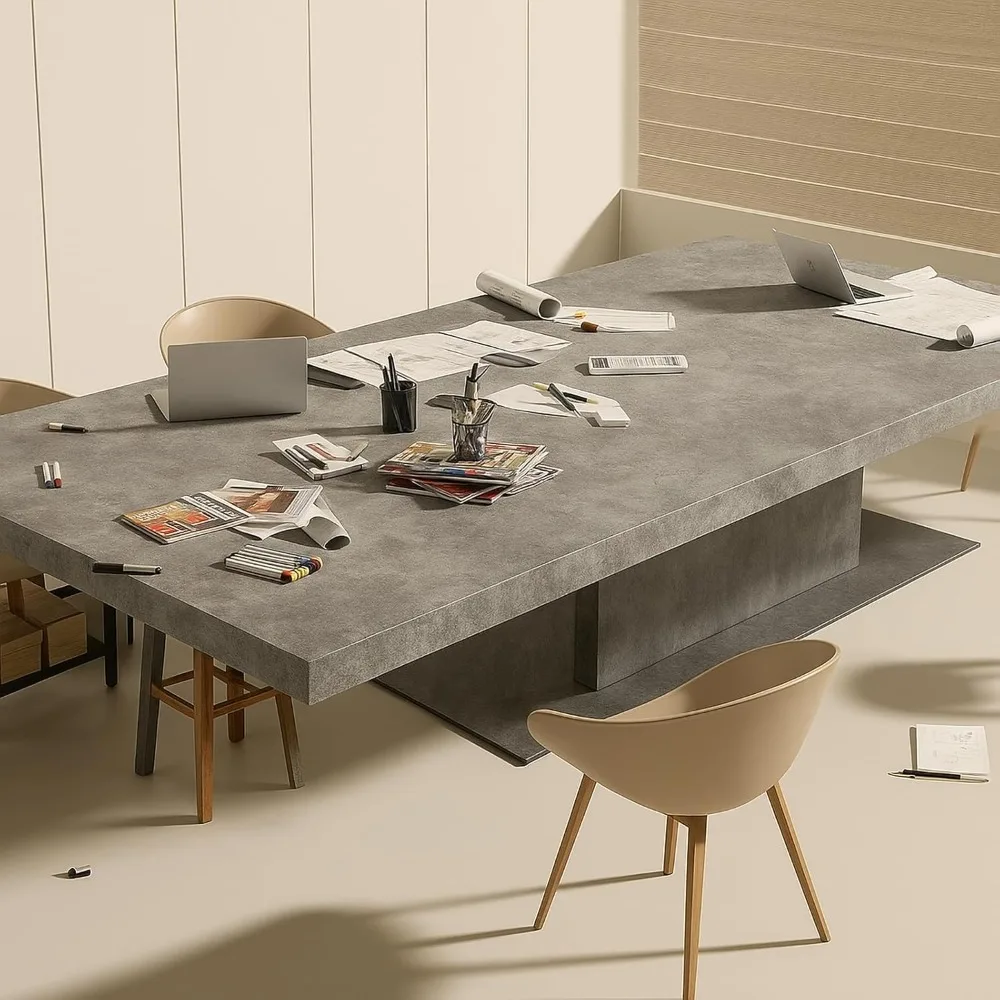 ورق جدران خرساني كبير بتأثير غسول الليمون باللون الرمادي والفضي مقاس 32 × 354 بوصة ورق اتصال فينيل قابل للإزالة ذاتي اللصق fo