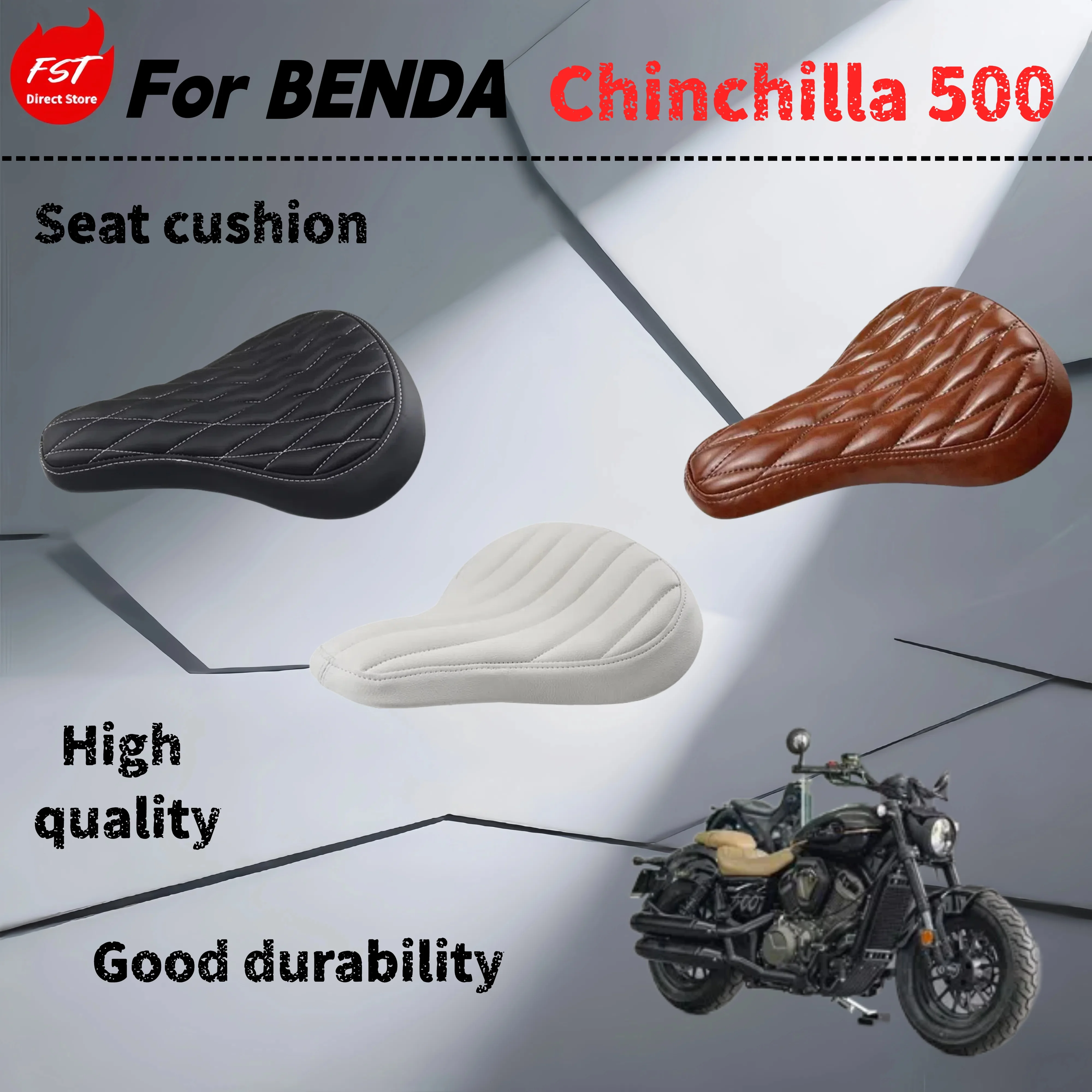 

For Benda Chinchilla 500 retrofit retro single cushion spring shock absorption widened handmade seat fittings