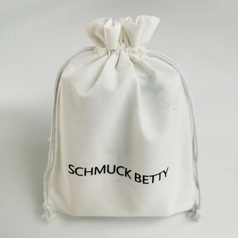 50 Pcs/Lot LOGO Printing Linen Drawstring Bags for Christmas Party Wedding High Quality Custom Cotton Pouches Personalize Sacks