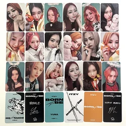 5 pz/set KPOP ITZY Album nato per essere di alta qualità HD Fan Photo Card Yeji Ryujin Chaeryeong Yuna K-POP LOMO Card MIDZY cartolina