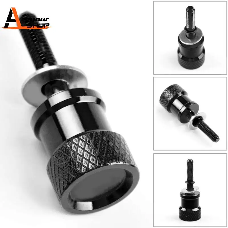 

Billet Aluminum Knurled Seat Bolt Black for BMW R1200 R Nine T R9T 2014 2015 2016 2017 2018 2019 2020
