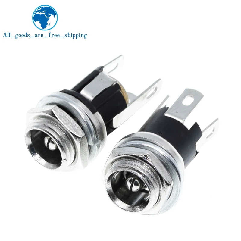 TZT 10/30 шт. DC-021M DC021M DC-025M DC025M разъем питания постоянного тока/разъем с гайкой DC5.5*2.1 5.5*2.1 мм TZT 10/30 шт. DC-021M DC021M DC-025M DC025M разъем питания постоянного тока/разъем с гайкой DC5.5*2.1 5.5*2.1 мм