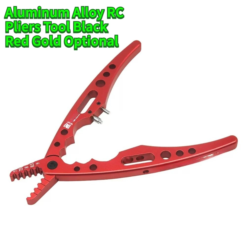 Aluminum Alloy Pliers Black Red Gold For 1/30 Axial SCX30 RC Crawler Car Multi Functional Maintenance Repair Tools Accessories