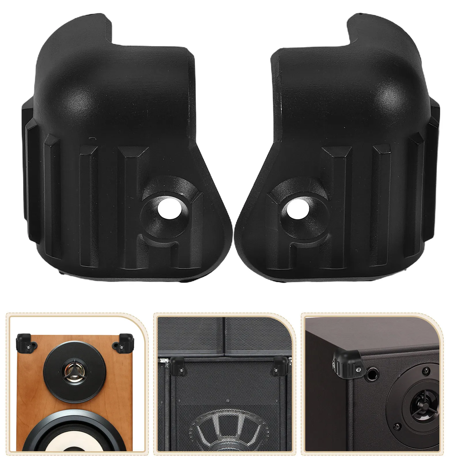 10Pcs Speaker Cabinet Corner Protectors Plastic Guitar Amplifier Edge Guards for Sound Equipment Easy Install