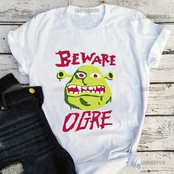 Shrek Is Liefde Shrekk Is Life T-Shirts Mannen Mode Vier Seizoenen T-Shirts 100% Katoenen T-Shirts O-hals High Street Manga Graphic